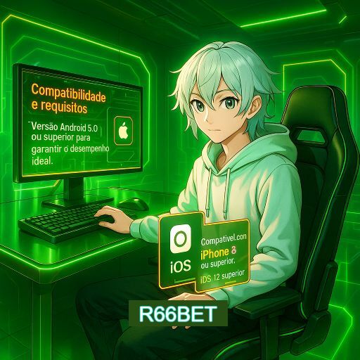 Imagem promocional do app oficial R66BET destacando a conveniência de jogar cassino online pelo celular ou navegador