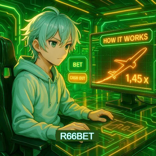 Imagem promocional do app oficial R66BET destacando a conveniência de jogar cassino online pelo celular ou navegador