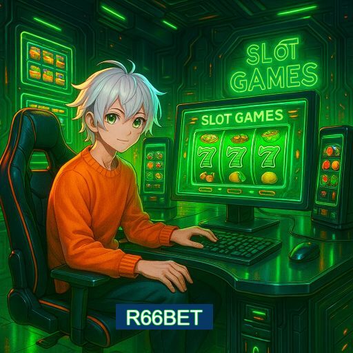 Imagem promocional do app oficial R66BET destacando a conveniência de jogar cassino online pelo celular ou navegador