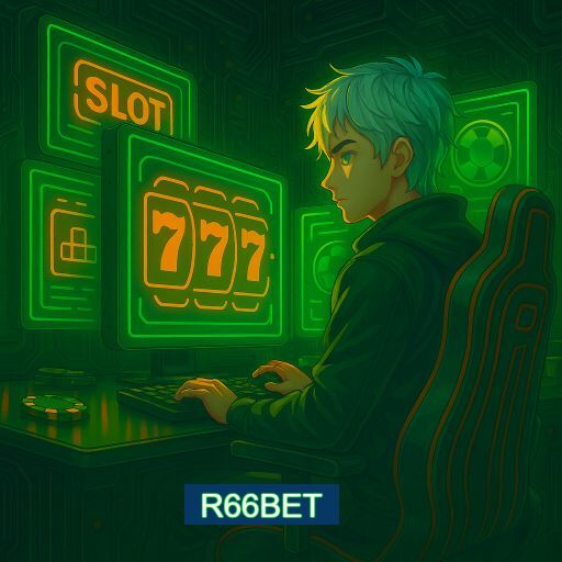 Imagem promocional do app oficial R66BET destacando a conveniência de jogar cassino online pelo celular ou navegador